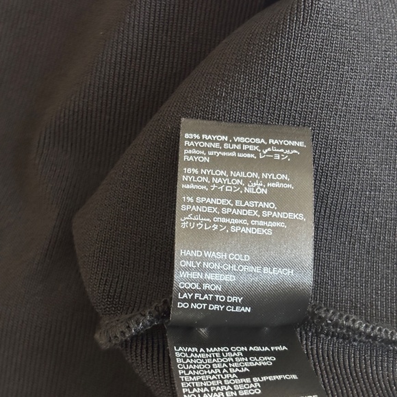 bebe Bandage Pencil Skirt - Black/Pink/Red - Picture 8 of 8